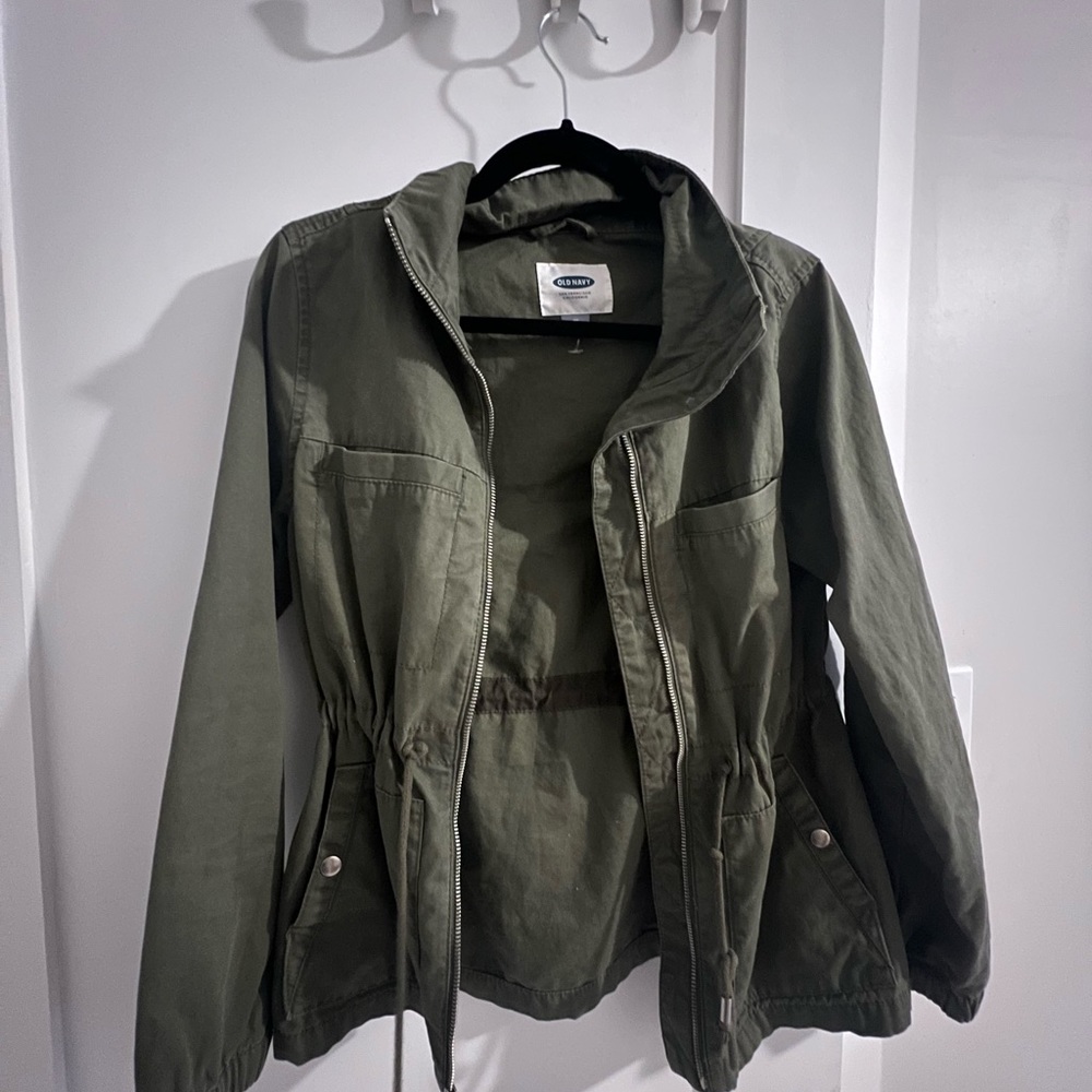 Olive green jacket Old Navy